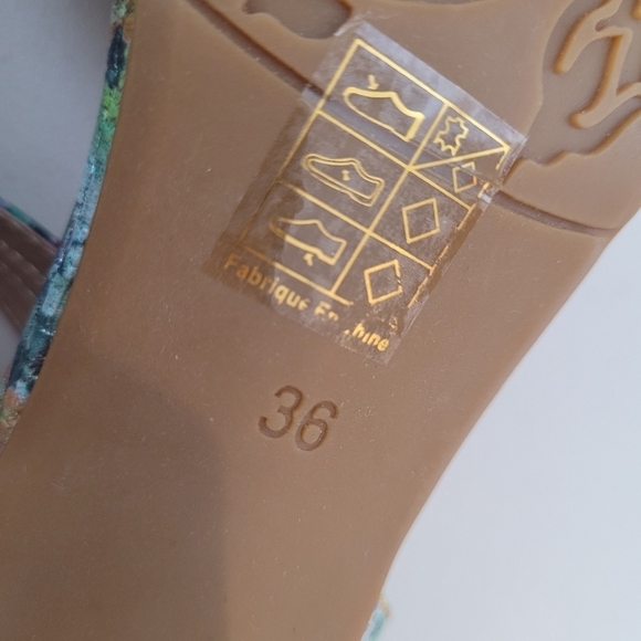 L'Artiste by Spring Step Vogeush Floral Leather Heeled Sandal - Size 36 (5.5/6) - Picture 15 of 16